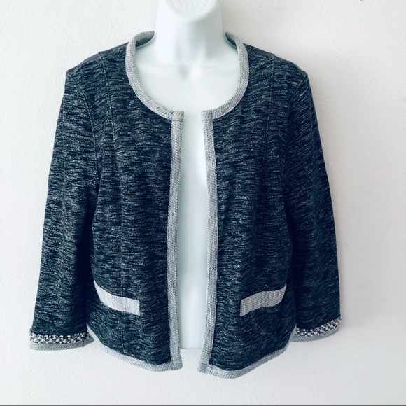 EXPRESS OPEN FRONT CARDIGAN COLOR GRAY.SIZE M - Picture 2 of 8